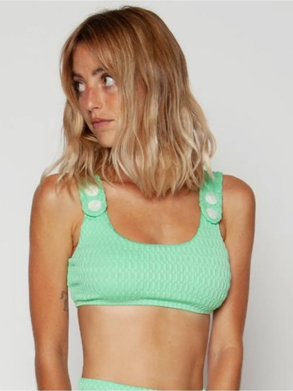 Free People x Seea Georgia Surf Bikini Top❤️NWOT Size Small